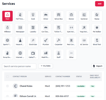 Coordenação otimizada de fornecedores de serviços
